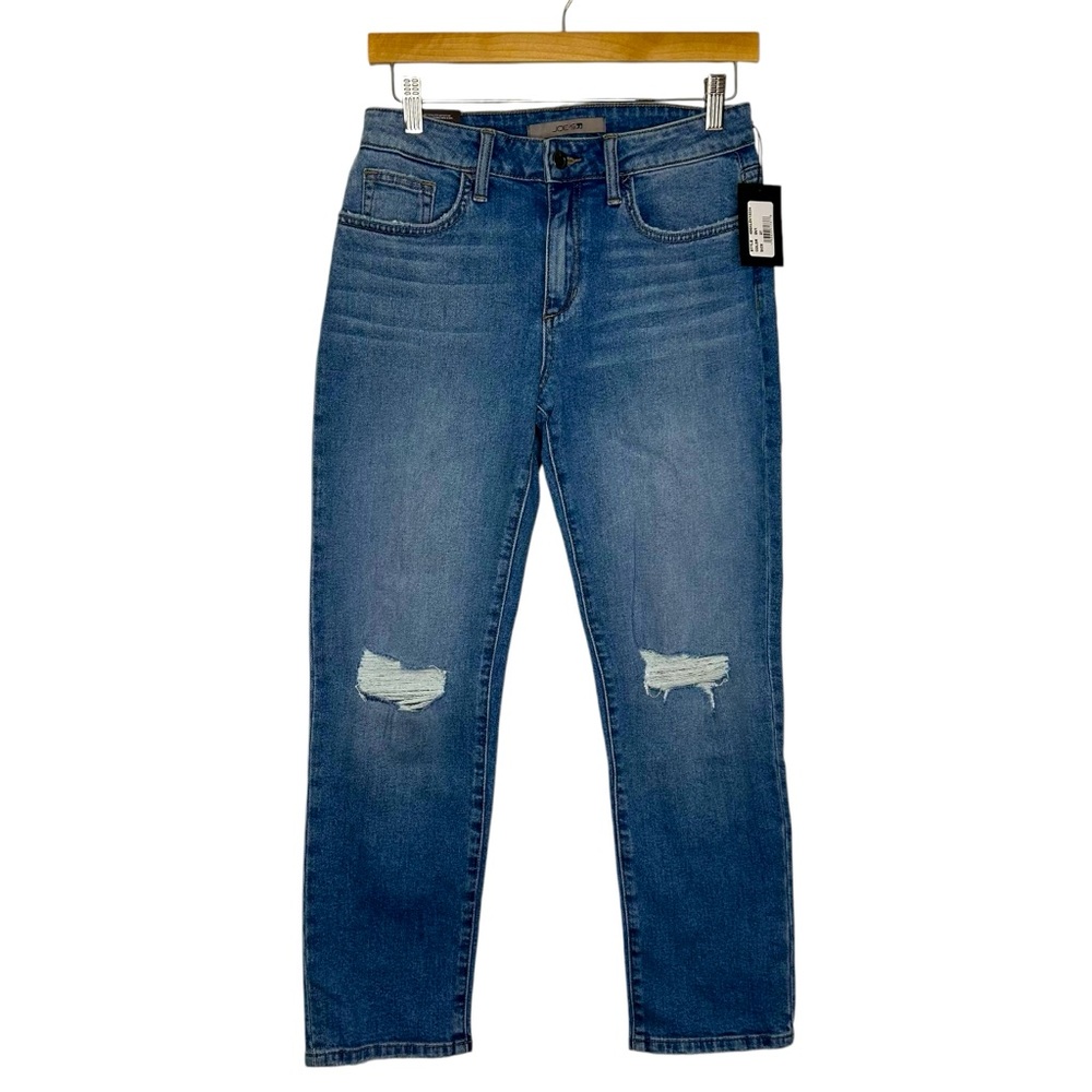 Joe’s Jeans Lara Mid Rise Straight Ankle Jeans Distressed Women's Size 27 NWT